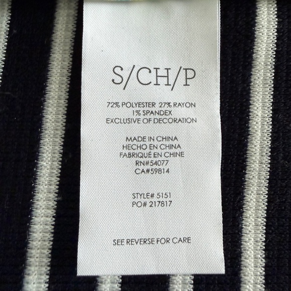 CAbi Style 5151 Maritime Trench Jacket Navy and White Striped Size S - Picture 8 of 15